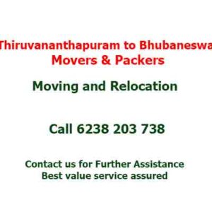 Thiruvananthapuram to Bhubaneswar 