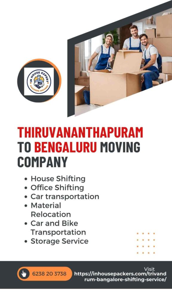 tvm to Bengaluru Moving Company 