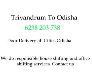 Trivandrum to Odisha