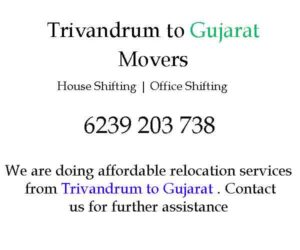 tvm to gujarat movers 