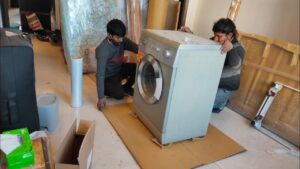 packing washing machine